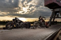 Indian Scout Bobber & Honda VT 600